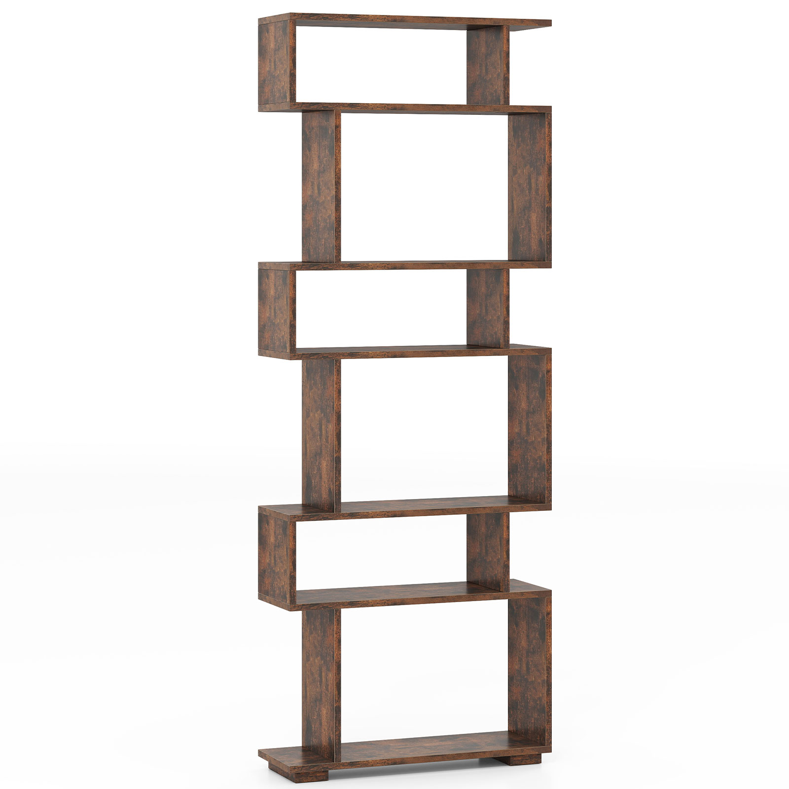 Bookshelf 5 Tier - 6-poziomowy regał na książki w kształcie