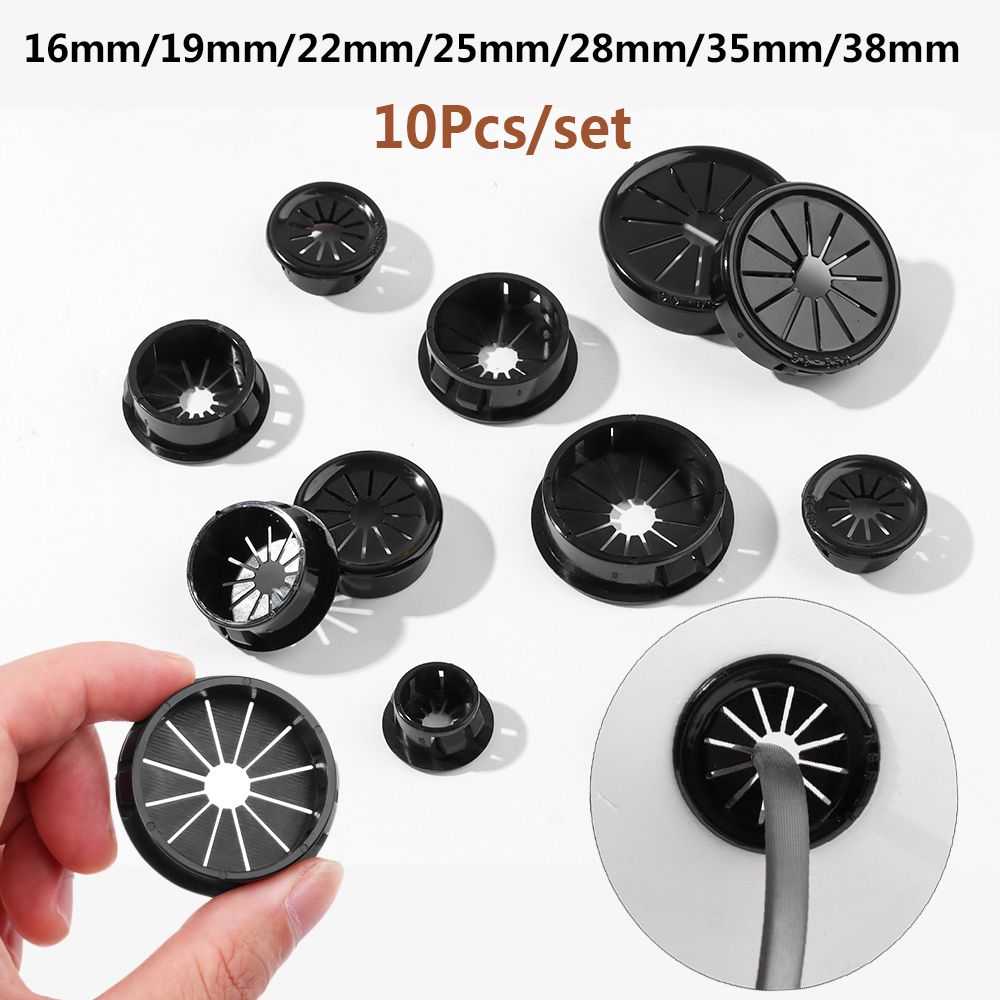 Office Furniture Set - 10 sztuk/zestaw plastikowa osłona otworu na