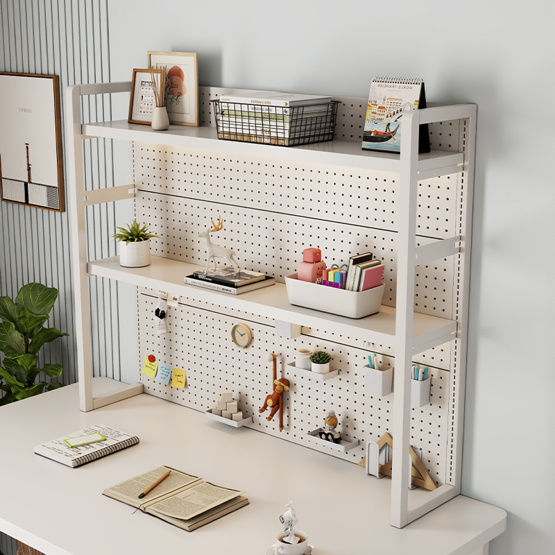 Pegboard Office Organizer - Regulowany metalowy organizer z płytą kolowych