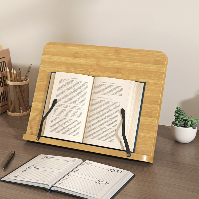 Adjustable Laptop Table - Drewniany stojak na książki, wielofunkcyjny uchwyt