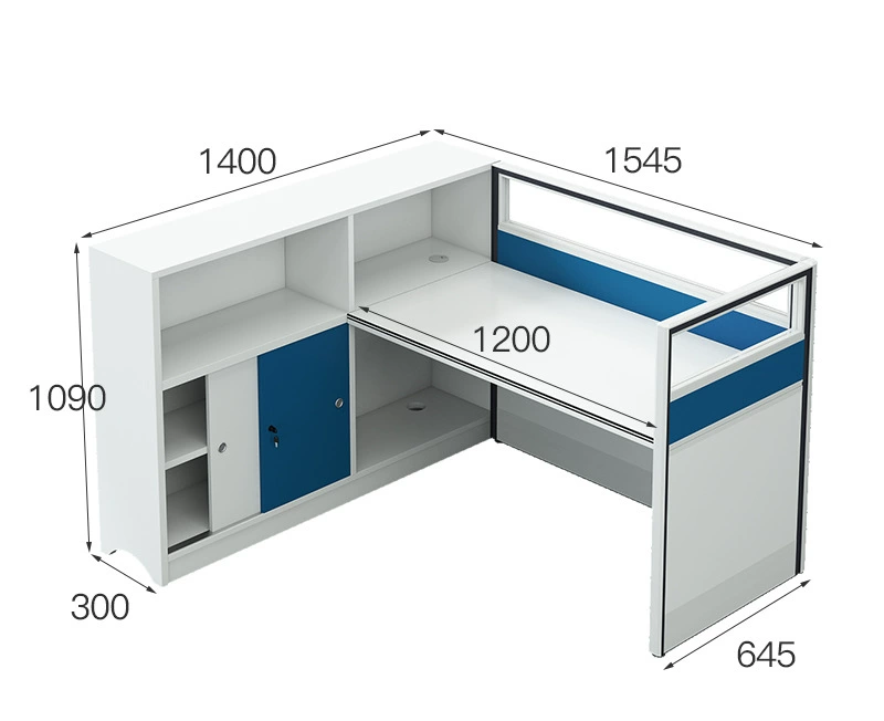 Office Furniture Set - Nowoczesny, prosty zestaw biurkowy z krzesłem,