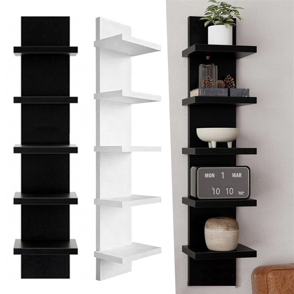 Bookshelf 5 Tier - 5-poziomowa półka ścienna z PVC, pływająca