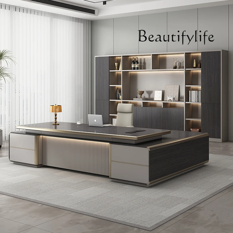 Office Furniture Jb - Luksusowe, nowoczesne biurko komputerowe w kształcie