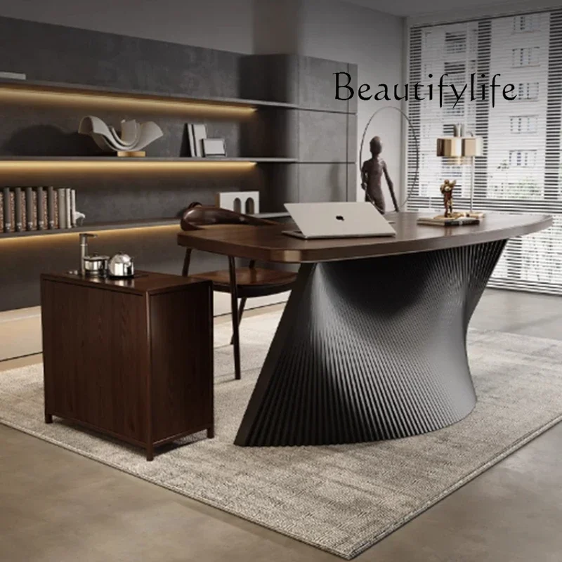 Office Furniture Jb - Biurko Biurowe Prezesa JB Asthetic, Nowoczesne