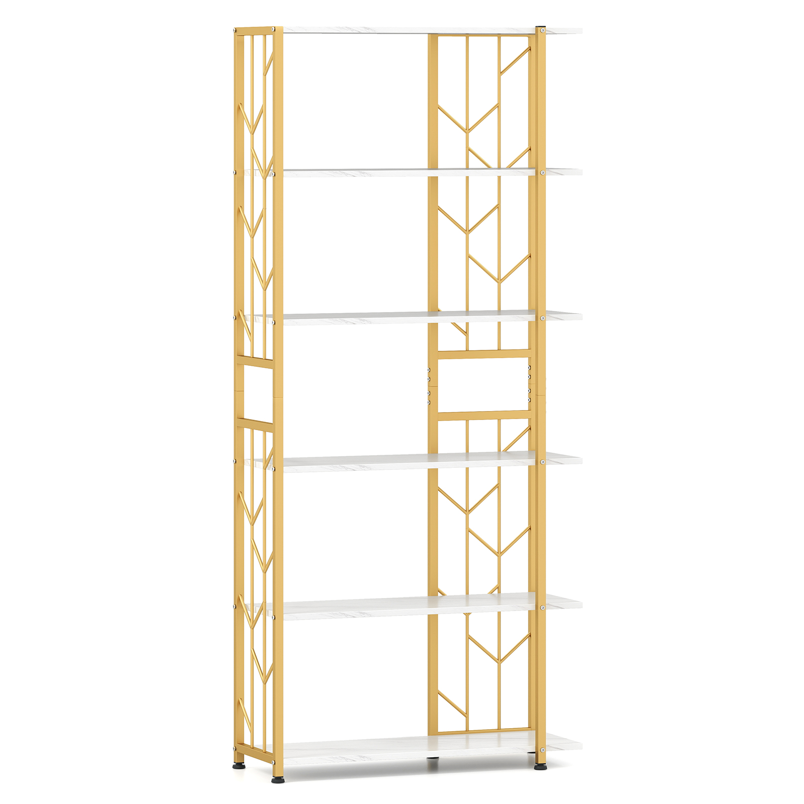 Bookshelf 5 Tier - 6-poziomowy regał na książki z wytrzymałą