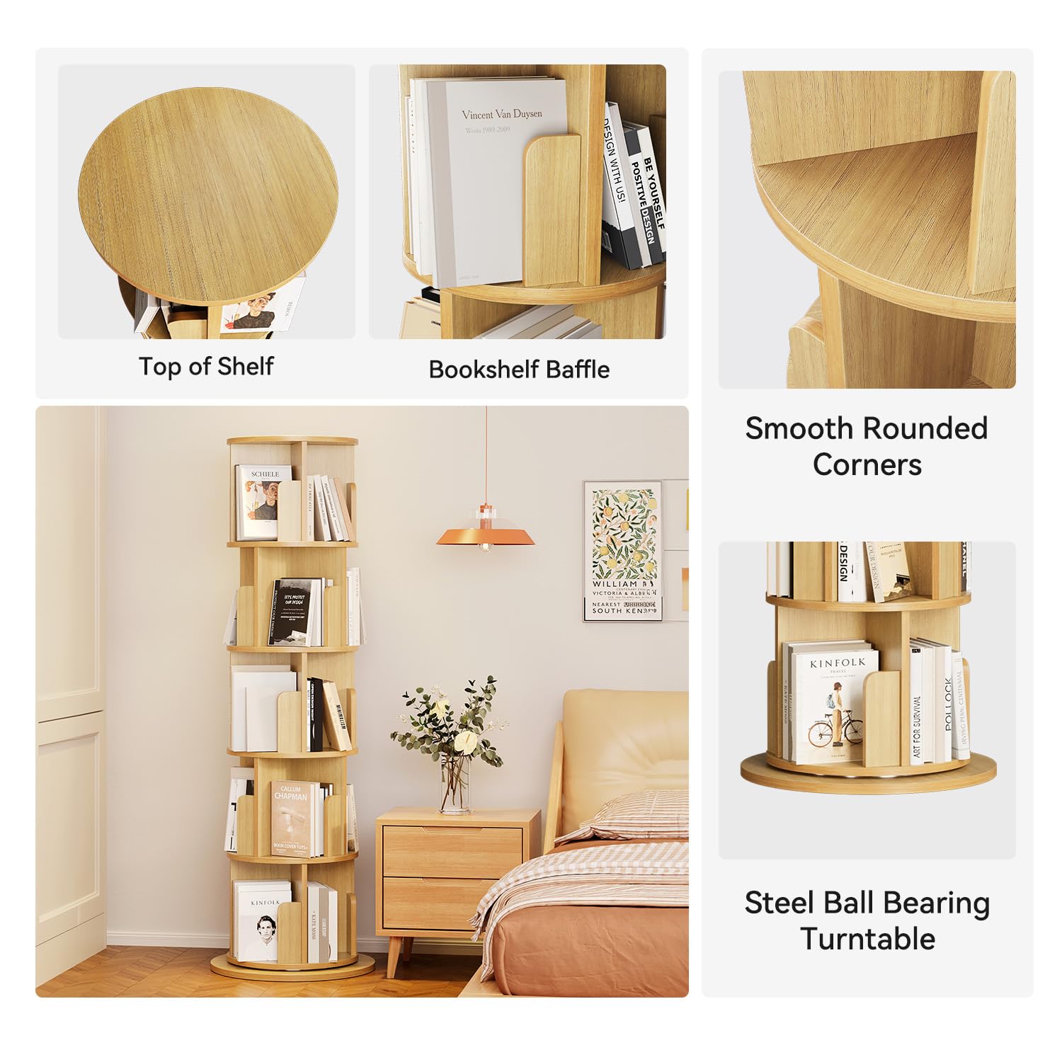 Szafka dziecięca 5-półkowa, wy – Bookshelf 5 Tier recenzja i cena