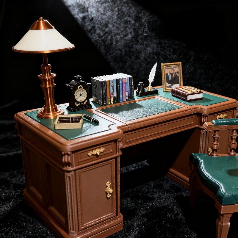 Zestaw miniaturowych mebli do  – Office Furniture Set recenzja i cena