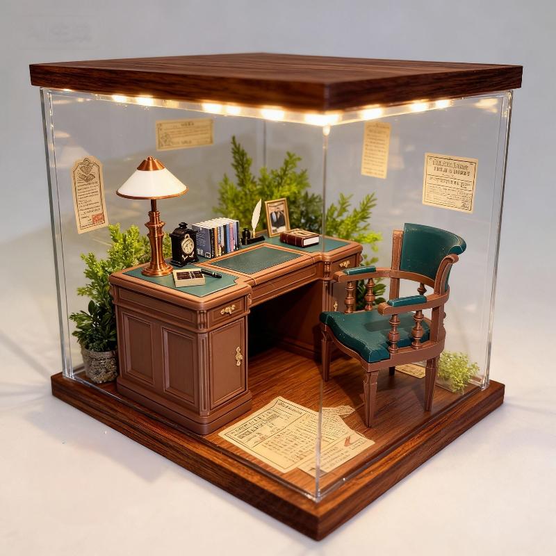 Zestaw miniaturowych mebli do  – Office Furniture Set recenzja i cena