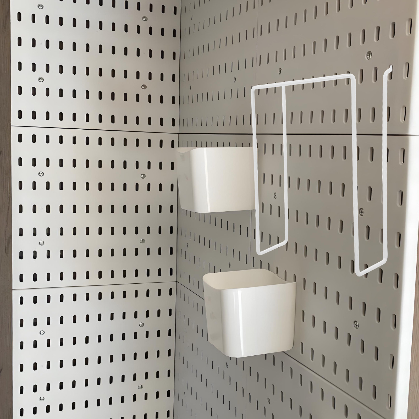 2 sztuki wytrzymałych metalowy – Pegboard Office Organizer recenzja i cena