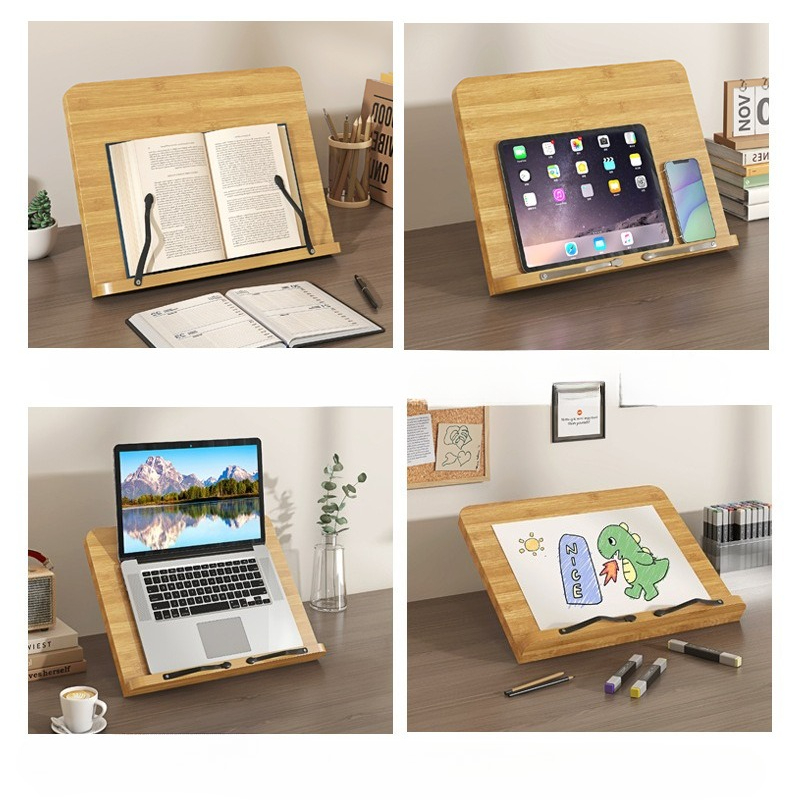 Drewniany stojak na książki, w – Adjustable Laptop Table recenzja i cena