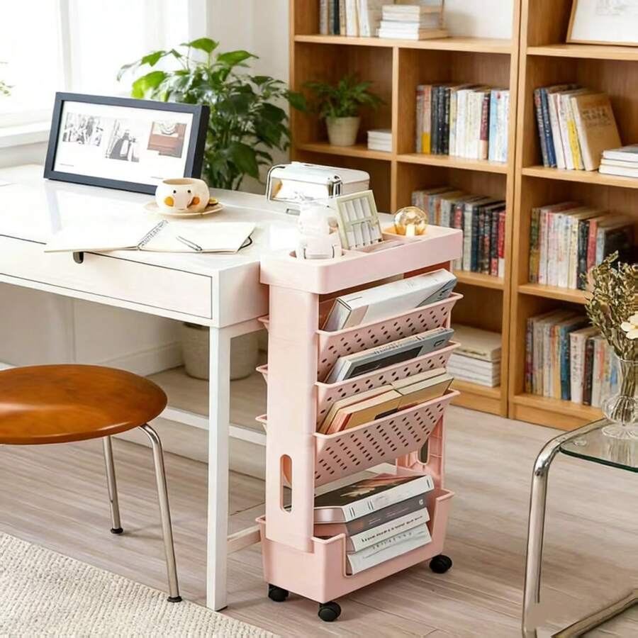 5-poziomowy wózek do przechowy – Bookshelf 5 Tier recenzja i cena