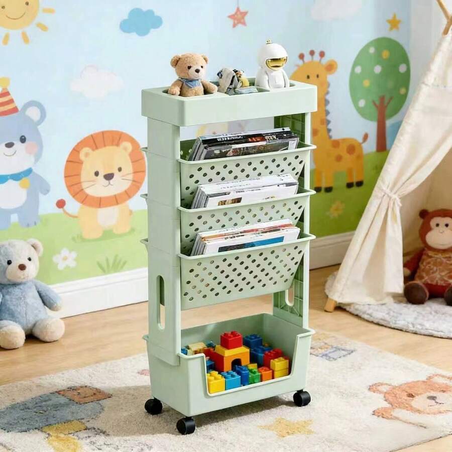 5-poziomowy wózek do przechowy – Bookshelf 5 Tier recenzja i cena