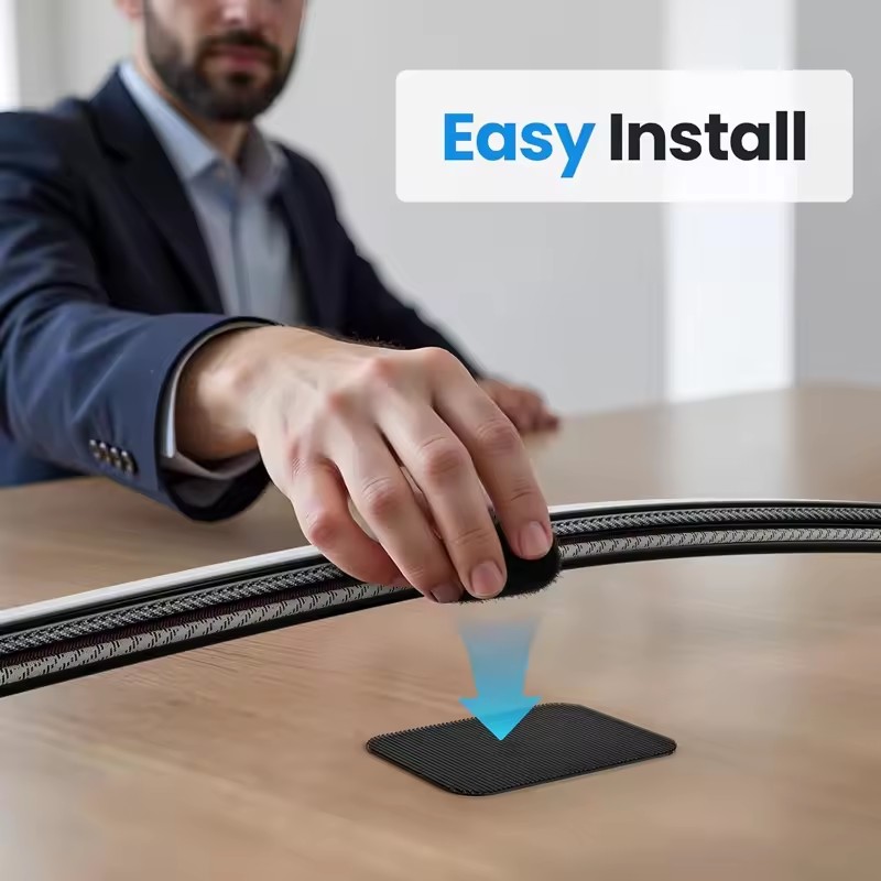 Samoprzylepne uchwyty na kable – Pegboard Office Organizer recenzja i cena