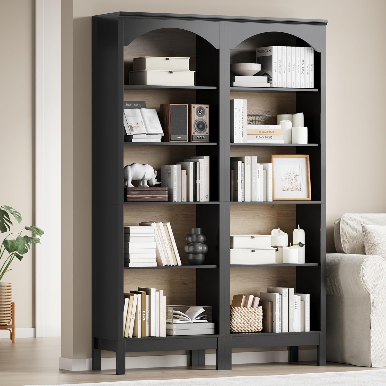Łukowata półka na książki z 5  – Bookshelf 5 Tier recenzja i cena