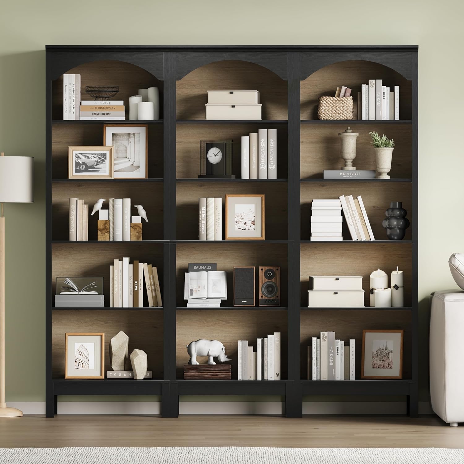 Łukowata półka na książki z 5  – Bookshelf 5 Tier recenzja i cena
