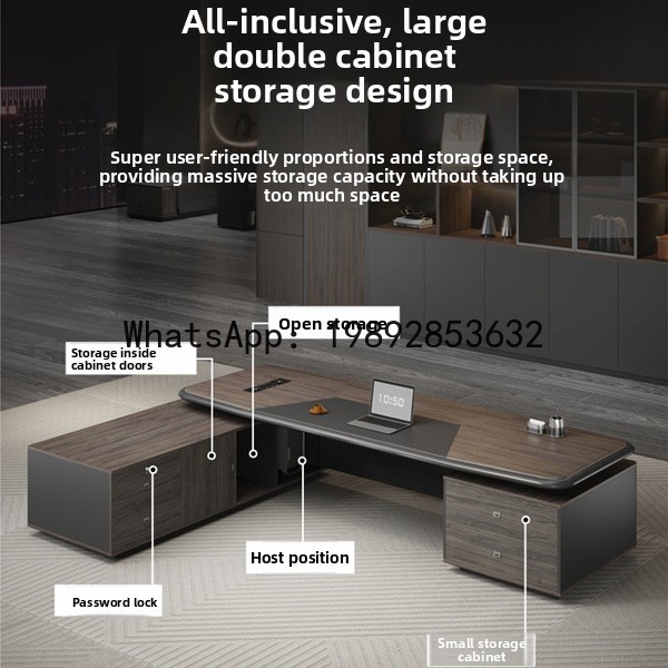 Zestaw biurkowy i krzesła dla  – Office Furniture Set recenzja i cena