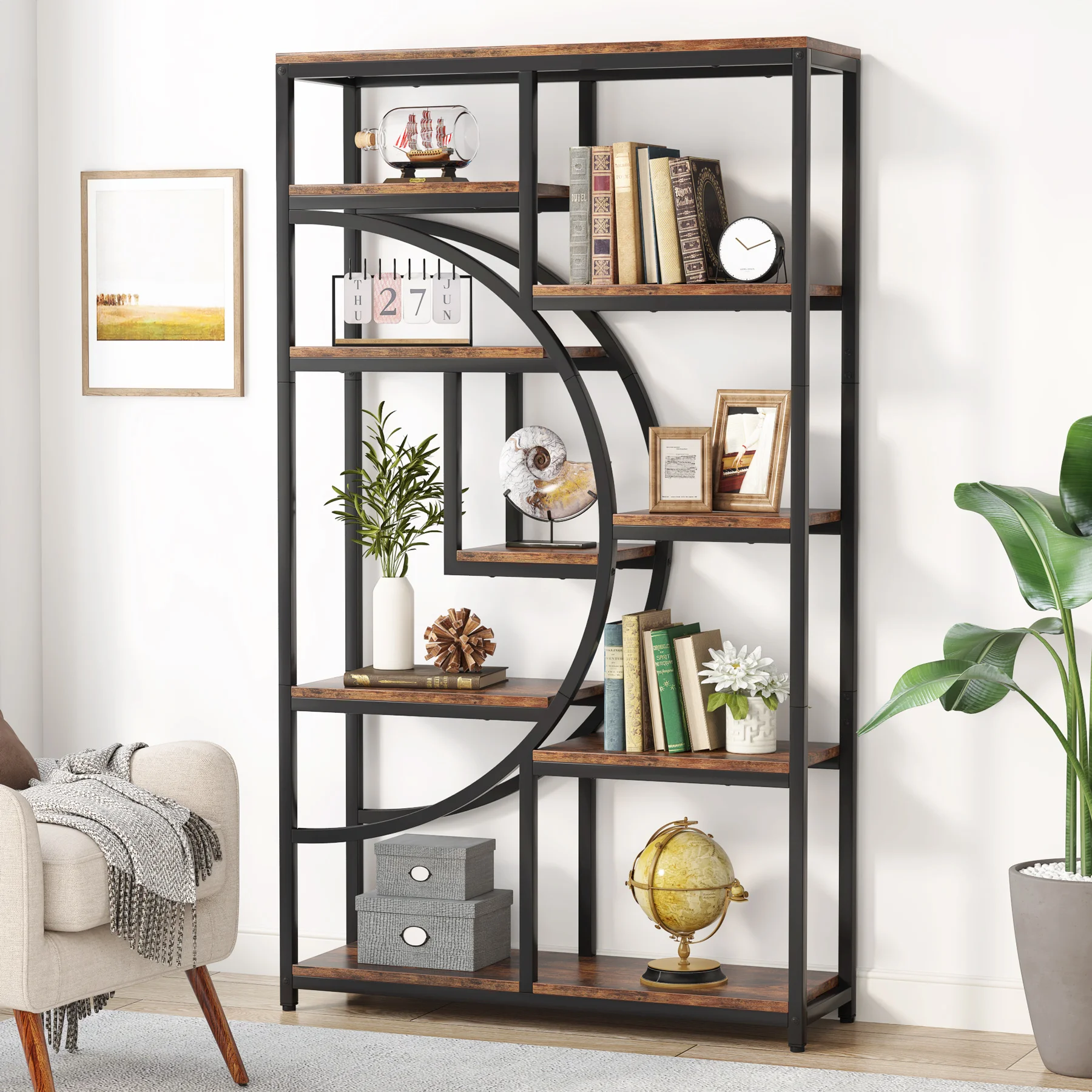 Tribesigns Półka na książki Pr – Bookshelf 5 Tier recenzja i cena