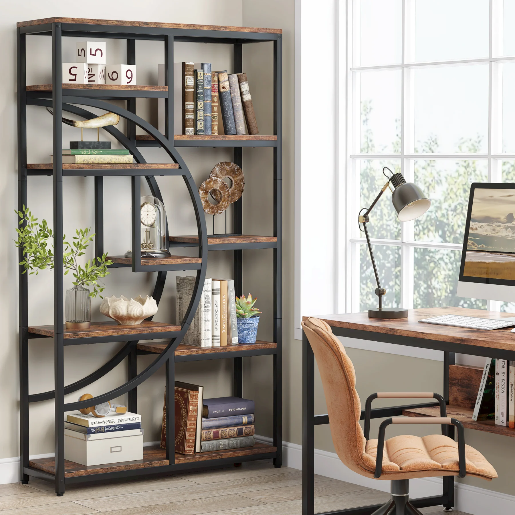 Tribesigns Półka na książki Pr – Bookshelf 5 Tier recenzja i cena